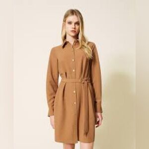 For Sale: Brand New Button-Down Midi Dress - Size L/XL (US) / 48 (Turkey)